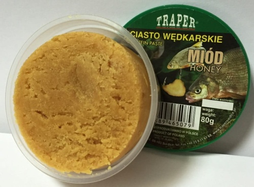 Ciasto proteinowe na haczyk Traper  Miód  80 g  17002 makarfish.jpg