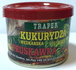 Kukurydza wędkarska Traper 70 g - Truskawka * 16014*