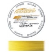 Plecionka MISTRALL SHIRO 0.28mm / 1000m *żółta-fluo*