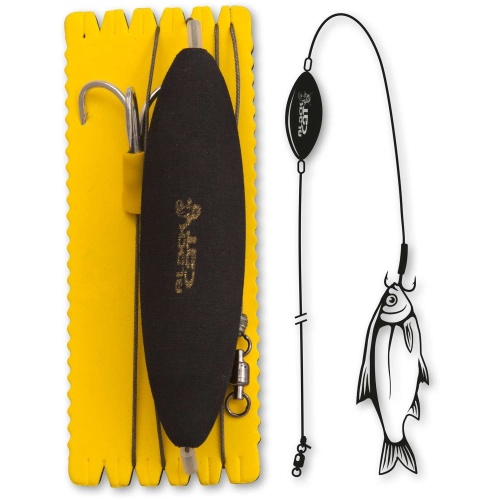 Zestaw sumowy Black Cat U-Float Rig Treble Hook / XL / Kotwica - 3/0 / 120 cm / 100 kg / *4336117*  sklep wędkarski makarfish