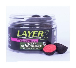 Kulki Star Baits LAYERZ Coated Bloodworm POP-UP Fluo Pink 18mm 60g