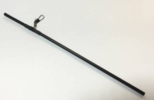 Rurka antysplątaniowa  prosta  12 cm  S  czarna  1 makarfish.jpg
