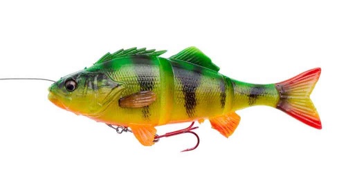 Guma Savege Gear 4D Line Thru Perch / Firetiger / 17 cm / 63 g / uzbrojona / *57421* sklep wędkarski makarfish 1