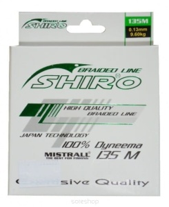 Plecionka MISTRALL SHIRO 0.28mm / 30.5kg - 135m *zielona*