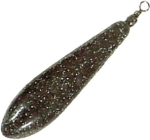 Ciężarek karpiowy Jaxon Typu Long / 80 g / Brązowy / z krętlikiem / *CP-1335080*