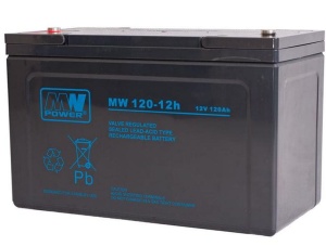 Akumulator żelowy MW POWER 12v 120ah do silników elektrycznych