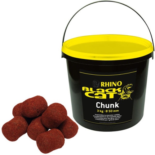 Przynęta,pellet, kęski sumowe Chunk Black Cat / 50 mm / 1 szt / *3939001*  sklep wędkarski makarfish