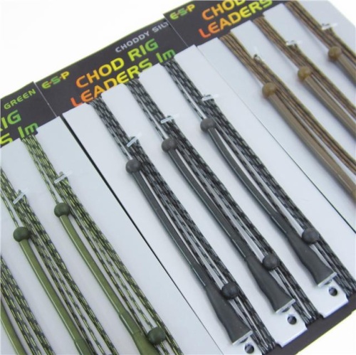 Zestaw końcowy ESP Chod Rig / 1,5 m / Camou / 3 szt / *65-213-001* sklep wędkarski makarfish 1 