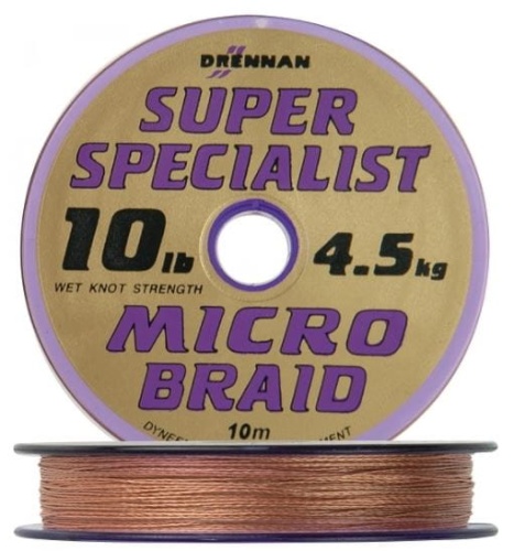 Linka, plecionka na przypony Drennan Super Specialist Micro Braid / 12 lbs - 5,4 kg / 10 m / *69-256-012* sklep wędkarski makarfish 1 