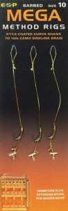 Zestaw przyponowy ESP Mega Method Feeder / No 10 / 15 lb / 3 szt / *65-276-010*