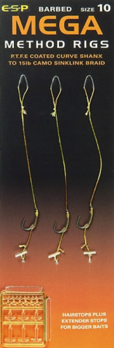 Zestaw przyponowy ESP Mega Method Feeder : No 10 : 15 lb : 3 szt : *65-276-010* sklep wędkarski makarfish 1
