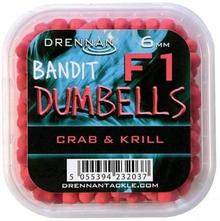 Pellet Drennan Bandit Dumbells / 6 mm / Crab &amp; Krill / *TBFD06CK* sklep wędkarski makarfish 1