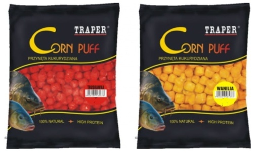 Przynęta pływająca Corn Puff Traper / Truskawka / 8 mm / *15015* sklep wędkarski Makarfish