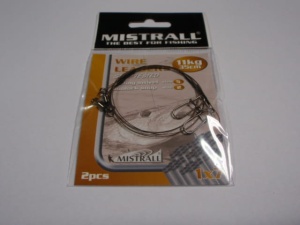Przypon stalowy Mistrall 1x7 / 25cm / 11kg / 2szt /*AM-6310006*