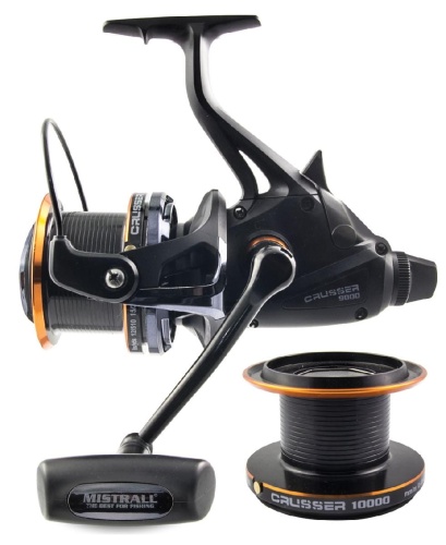 Kołowrotek Mistrall Crusser CP FRD90 / 7+1 BB / 2 szpule / *KM-1016790* sklep wędkarski Makarfish
