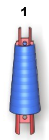Korek do gumy Stonfo : Combi : No 1 : rozmiar 9 - 13 mm : *S367-1* sklep wędkarski makarfish 1.png