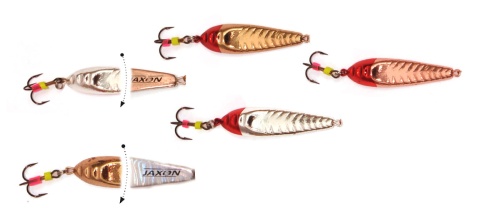 Blaszki, błystki podlodowe Jaxon BP-JDD / 5 g / mix kolorów / 5 szt / *BP-JDD05MIX * sklep wędkarski makarfish 1