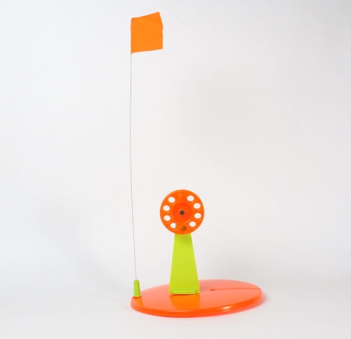 Wędka podlodowa szczupakówka / średnica podstawy - 19 cm / *W32-Pomarańczowy* sklep wędkarski makarfish 1