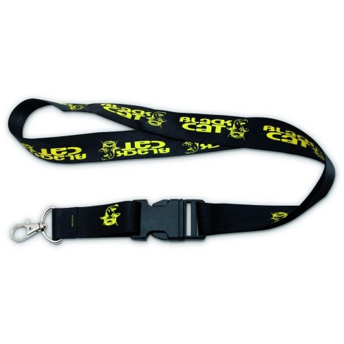Smycz na akcesoria Black Cat / 1 szt / Czarno- żółta / * 9949006* sklep wędkarski makarfish