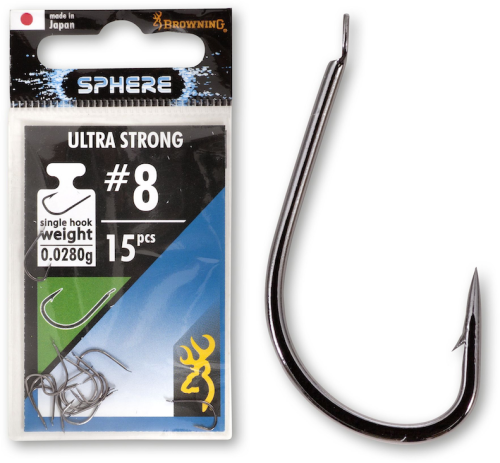 Haczyki Browning Sphere Ultra Strong / # 12 / 15 szt / z łopatką / *4786012* sklep wędkarski makarfish