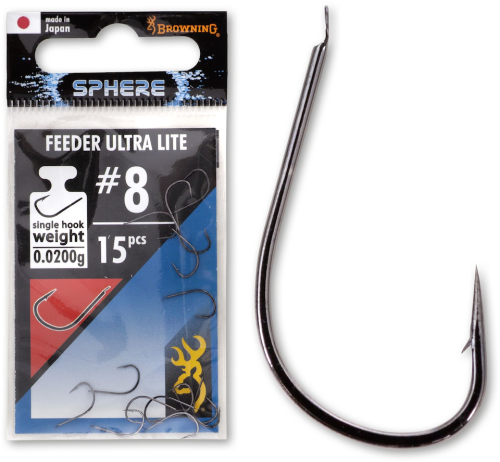 Haczyki Browning Sphere Feeder Ultra Lite / # 8 / 15 szt / z łopatką / *4790008* sklep wędkarski makarfish