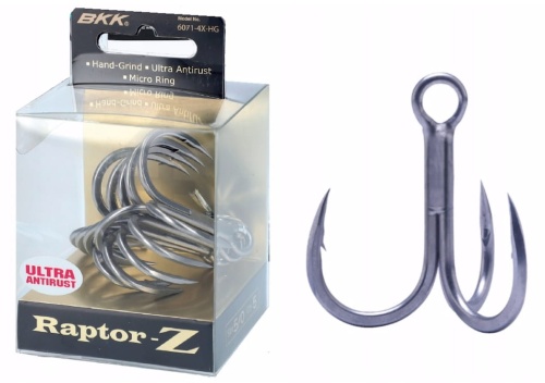 Kotwiczki BKK Raptor-Z / 6071-4X-HG / # 3/0 / 6 szt / Nikiel / *6071-4X-HG-3/0* sklep wędkarski makarfish 4