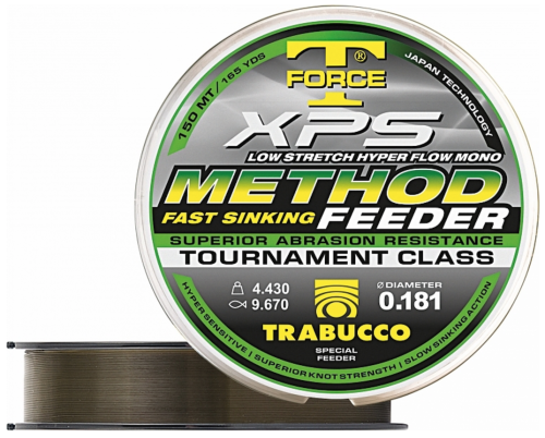 Żyłka Trabucco XPS Method Feeder / ∅ 0,181 mm / 4,43 kg / 150 m / Jasnobrązowa / *053-96-180* sklep wędkarski makarfish 1