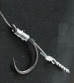 Przypony Guru Bayonets QM1 Ready Rigs / Hak 14 / bezzadziorowe / 4" - 10 cm / żyłka - ∅ 0,19 mm - 7 lb / 8 szt / *GRR043* sklep wędkarski makarfish 1 