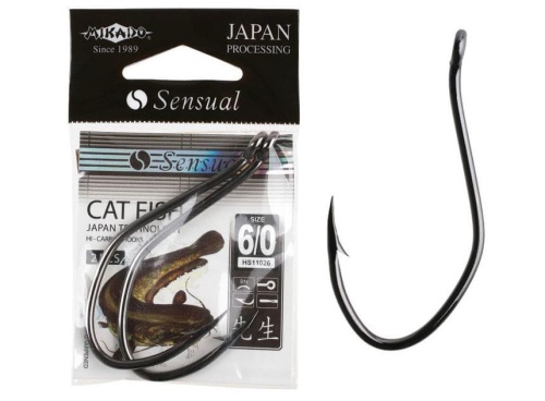 Haczyki sumowe Mikado Sensual Cat Fish / No 8/0 / 2 szt / *HS11026-8/0B* sklep wędkarski makarfish