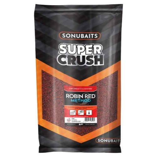 Zanęta Sonubaits Supercrush / Robin Red Method / 2 kg / *S0770033* sklep wędkarski makarfish