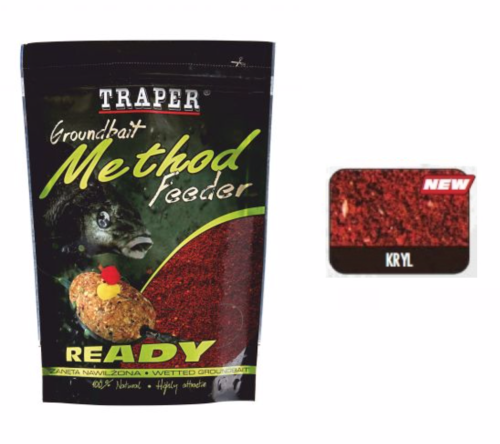 Gotowa zanęta Traper Method Feeder Ready / Kryl / 750 g / *00186* sklep wędkarski makarfish