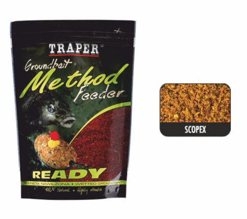 Gotowa zanęta Traper Method Feeder Ready / Scopex / 750 g / *00160* sklep wędkarski makarfish