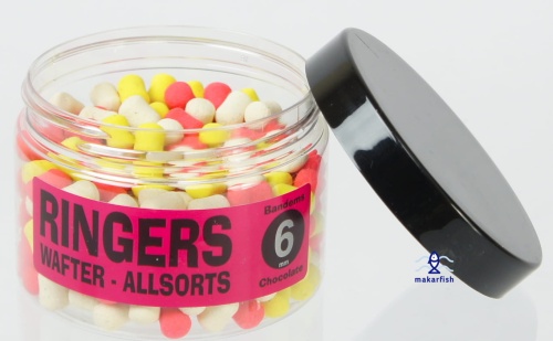 Kulki proteinowe Ringers Allsorts Wafter / Chocolate / 6 x 10 mm / 150 ml / *PRNG44* sklep wędkarski makarfish 1