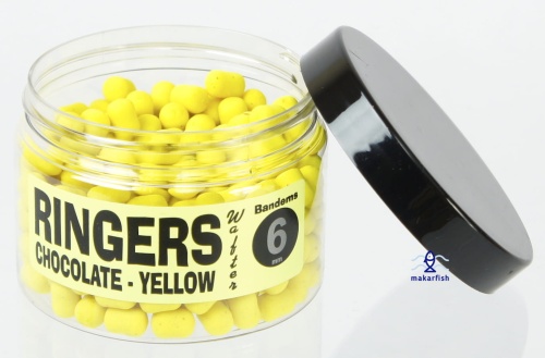 Kulki proteinowe Ringers Wafters / Yellow Chocolate / 6 x 10 mm / 150 ml / *PRNG77* sklep wędkarski makarfish