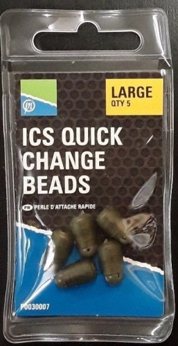 Łączniki Preston ICS Quick Change Dura Beads / Large / 5 szt / *P0030007* sklep wędkarski makarfish