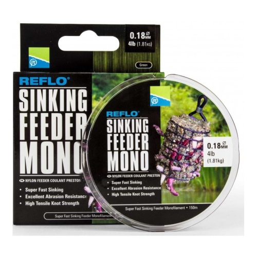 Żyłka Preston Reflo Sinking Feeder Mono / ∅ 0,28 mm / 4,54 kg / 150 m / *PSFM/28* sklep wędkarski makarfish 1