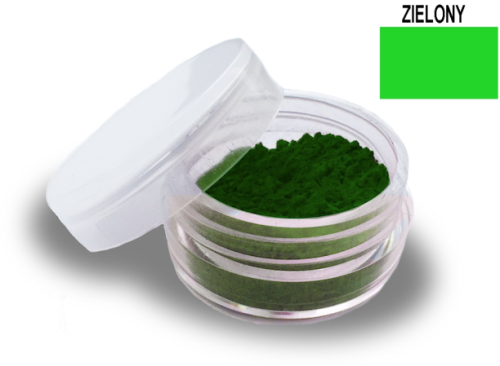 Barwnik do pelletu, zanęt, ciast i kulek proteinowych / Zielony / proszek / bardzo wydajny - 15 kg pelletu / *BS-G* sklep wędkarski makarfish