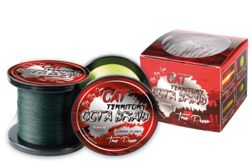 Plecionka sumowa Cat Territory Octa Braid / 0,40 mm / 300 m / Green / 43,20 kg / *Z39G-040* sklep wędkarski makarfish