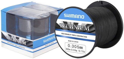 Żyłka Shimano Technium Premium Box / ∅ 0,285 mm / 7,50 kg / 1250 m / Czarna / *TEC28QPPB*  sklep wędkarski makarfish