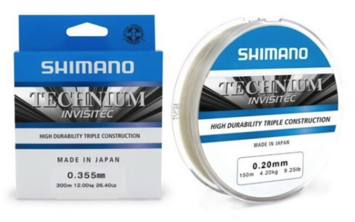 Żyłka Shimano Technium Invisitec / ∅ 0,165 mm / 2,70 kg / 300 m / Transparentny / *TECINV30016* sklep wędkarski makarfish