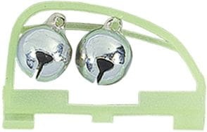 Dzwonek wędkarski z miejscem na świetlik Jaxon / 15 mm / podwójny / *AD-CH02*