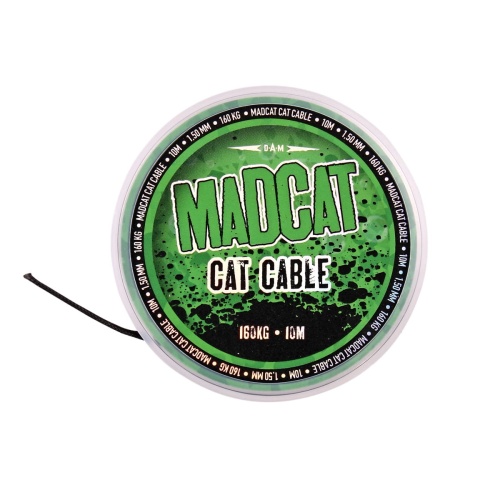 Materiał przyponowy Madcat Cat Cable / 160 kg / 10 m / ciemnobrązowy / *3795160* sklep wędkarski makarfish