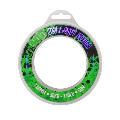 Żyłka przyponowa Madcat Ultra Soft Mono Leader / ∅ 1,30 mm / 75 kg / 50 m / *51888* sklep wędkarski makarfish