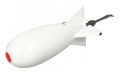 Rakieta zanętowa / Duża / Biała / ↔︎ 18 cm / ∅ 6,5 cm / *MAK20526* sklep wędkarski makarfish 1