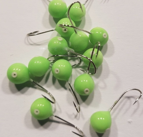Mormyszka wolframowa Nysztal M11 / 0,40 g / Zielona / 1,30 cm / *M11-3,5* sklep wędkarski makarfish