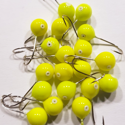 Mormyszka wolframowa Nysztal M22 / 0,40 g / Żółta / 1,30 cm / *M22-3,5* sklep wędkarski makarfish