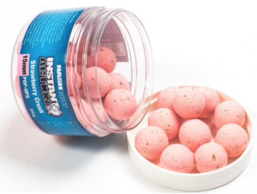Kulki proteinowe Nash Strawberry Crush Pop Ups / ∅ 12 mm / 30 g / *B3356* sklep wędkarski makarfish 1