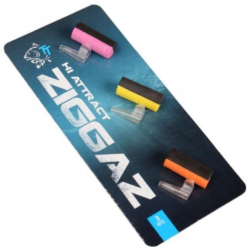 Zestaw do Zig Riga Nash Ziggaz Hi-Attract / Mix / 3 + 3 / *T7830* sklep wędkarski makarfish 7