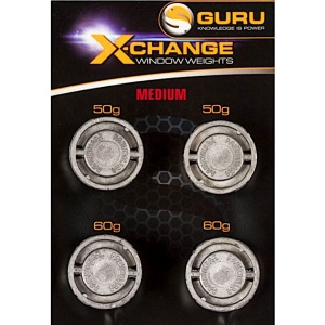 Zapasowe Obciążenie Guru Window Feeders / X-Small i Small / 2 x 20 g + 2 x 30 g / *GWF09*