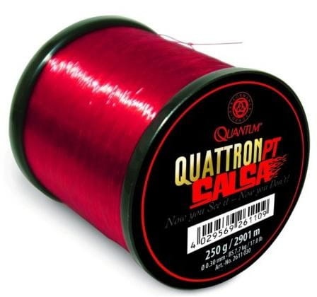 Żyłka QUANTUM SALSA / 0.18 mm / 3000 m / 2,80 kg / czerwona / *2611018* sklep wędkarski Makarfish